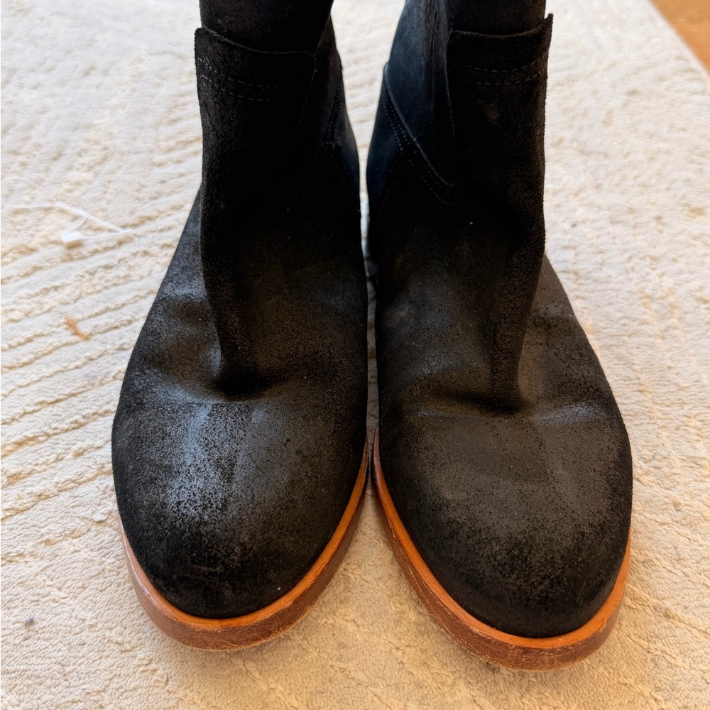 Rag & Bone Camel and Ebony Leather Footwear